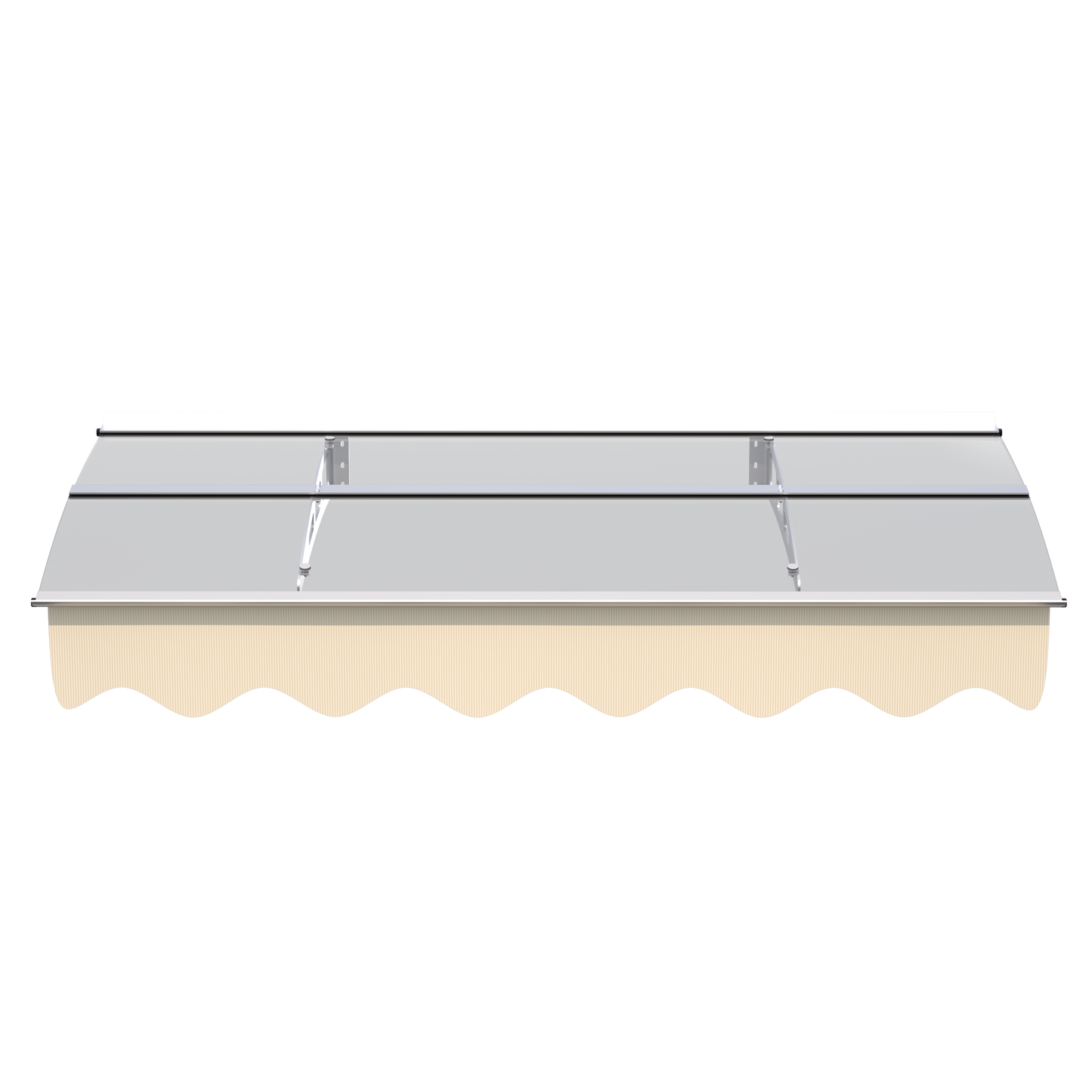 5934W Series Door Window Awning Canopy - 59"x34" Polycarbonate