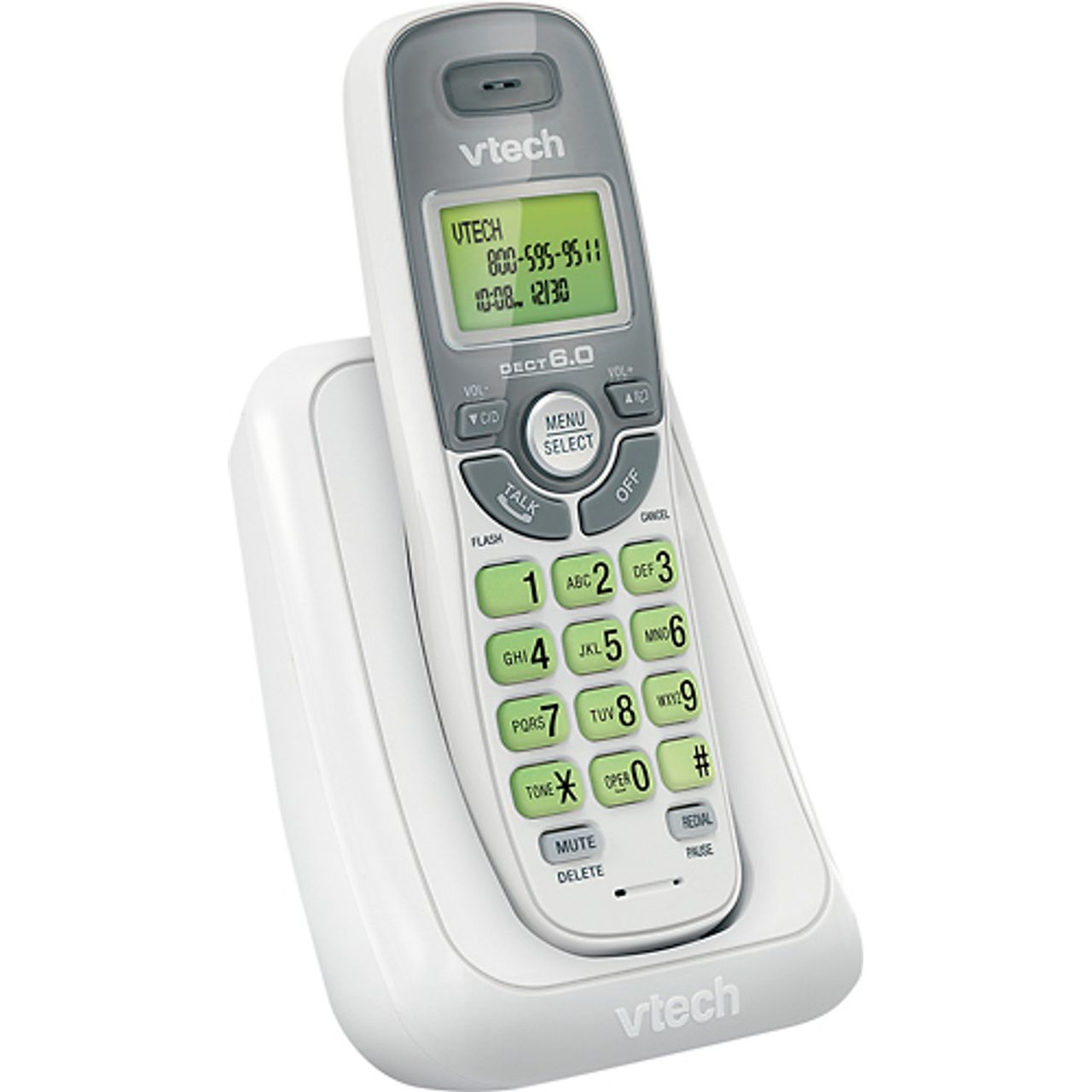 Vtech CS6114 DECT 6.0 Cordless Phone - White