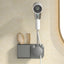 Punch-Free Wall-Mounted Hair Dryer Rack