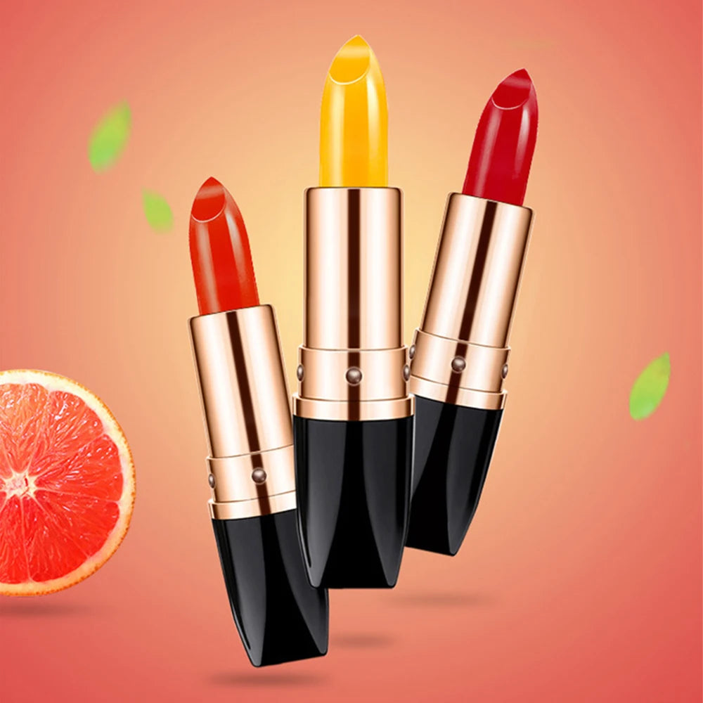 3pcs Color-Changing Lipstick Set - Moisturizing & Waterproof