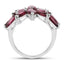 Anillo de Compromiso de Plata Esterlina con Rodolita de 7.80 Quilates