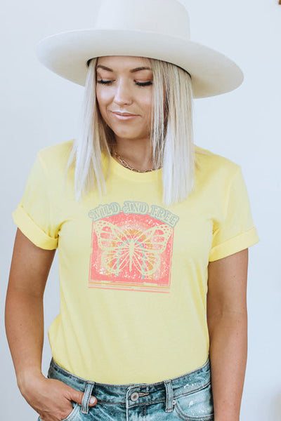 Wild & Free Butterfly Tee