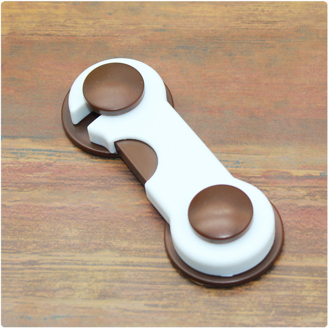 5pc/lot Plastic Cabinet Lock Child Safety Baby Protection From Children Safe Locks for Refrigerators Baby Security Drawer Latches - Korvel