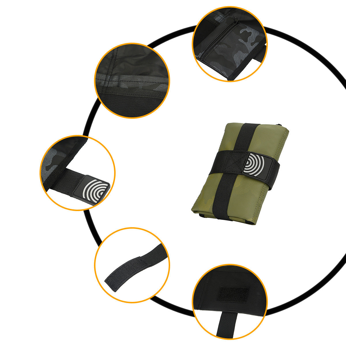 Mountain Bike Bag Saddle Seat Cushion Bag Tire Repair Kit Repair Battery Car Beam Motorcycle Electric Repair Kit - Korvel