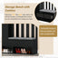 39.3'W70.8'H multifunctional corridor shoe cabinet with soft padded nail board and black hanger with entrance hook - Korvel