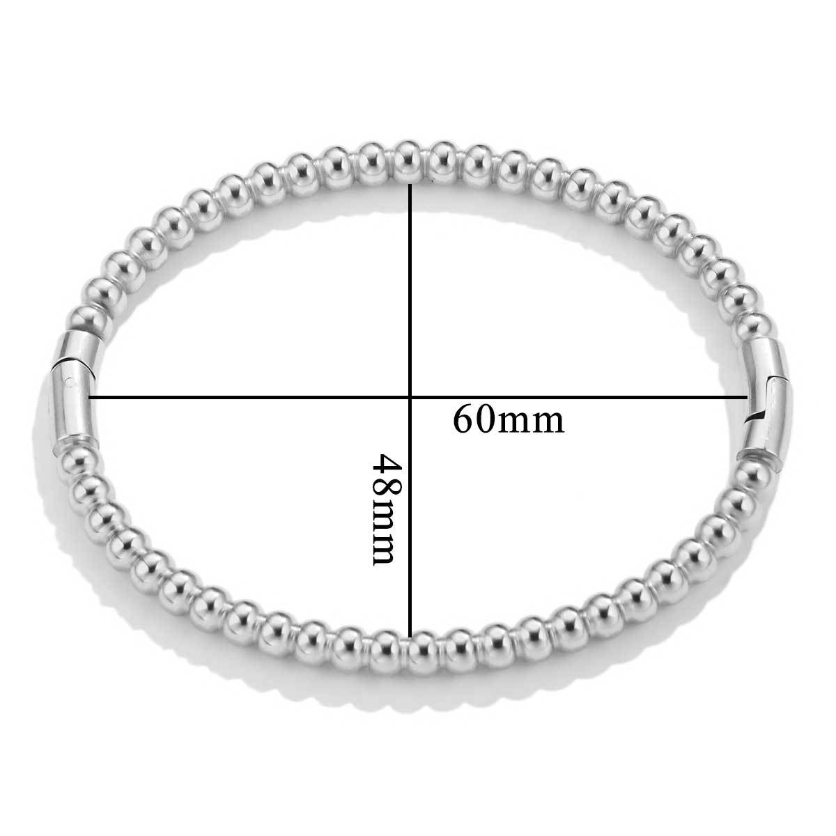Fashion bamboo titanium steel bracelet female summer niche cold style ins stainless steel retro bamboo jewelry - Korvel