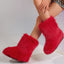 Bottes de neige Furry Middle pour femmes