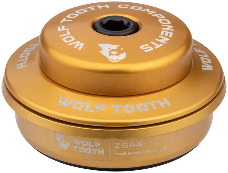 Tête de fourche Premium Wolf Tooth - ZS44/28.6 Supérieure 6mm Or