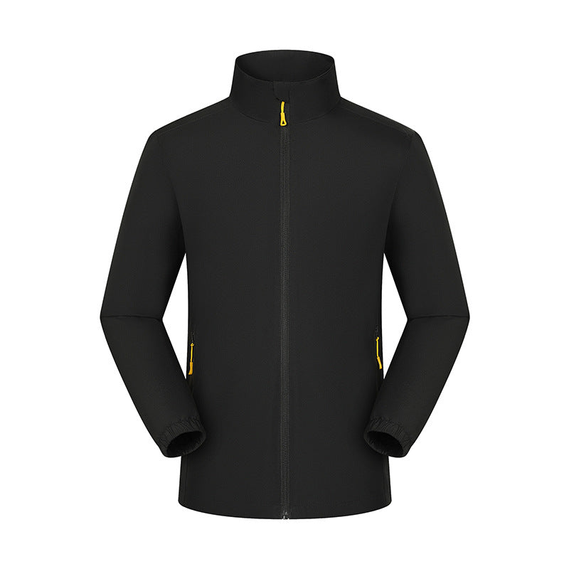 Waterproof Stand Collar Men's Jacket for Work and Leisure