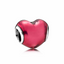 925 Sterling Silver Heart Shape Love Beads Fit Charms Bracelet PAS036 - Korvel