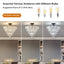 Black large crystal chandelier, modern style chandelier, dining room, living room, bedroom - Korvel