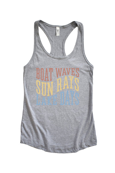 Ultimate Lake Days Racerback Tank Top - Korvel