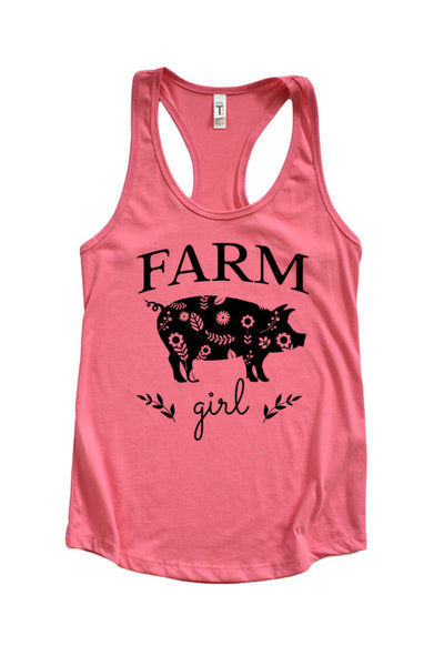 Farm Girl Racerback Tank Top
