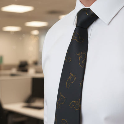 Corbata Slim Gilded Cat Energy