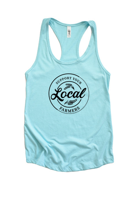 Local Farmers Racerback Tank Top