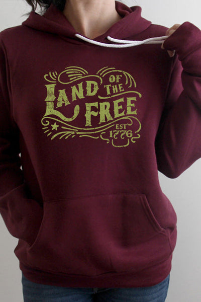 Land of Free Unisex Hoodie - Korvel