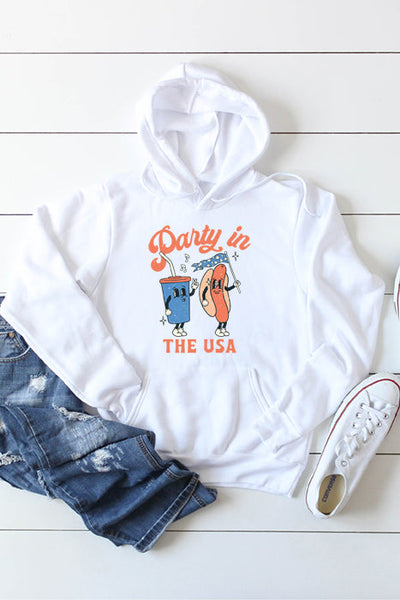 Hotdog & Soda USA Unisex Hoodie - Korvel
