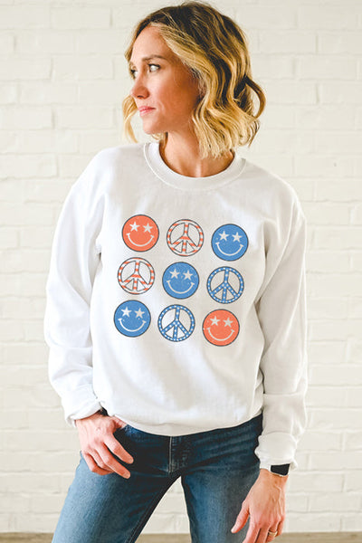 USA Peace Sweatshirt - Cozy Comfort for Every Occasion - Korvel