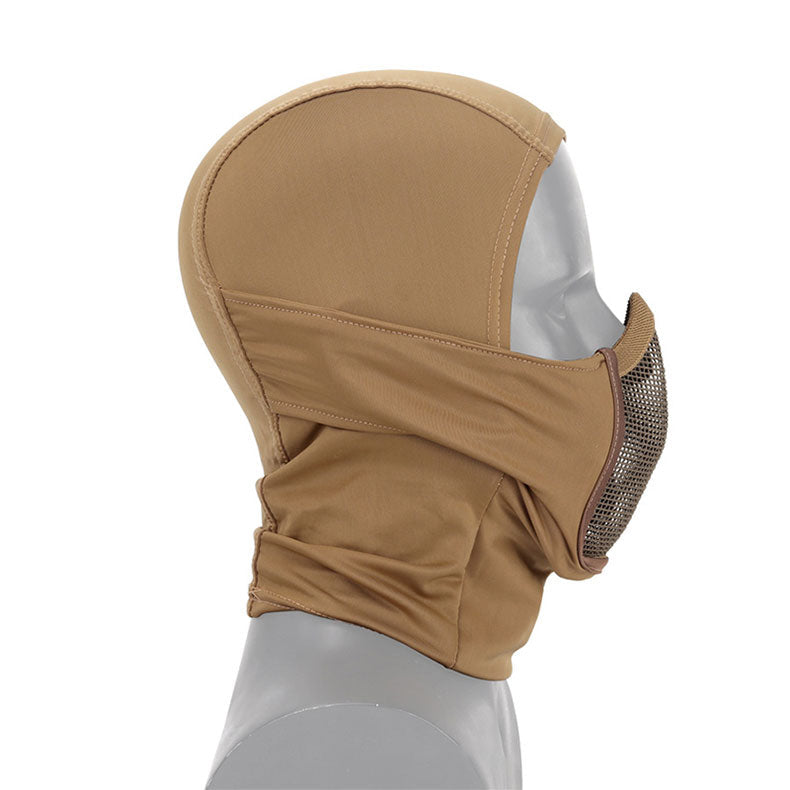 Tactical Full Face Cover Men Balaclava Quick Dry Headwear Face Protection Battle Neck Veil - Korvel