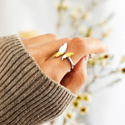 925 Sterling Silver Butterfly Ring - Korvel