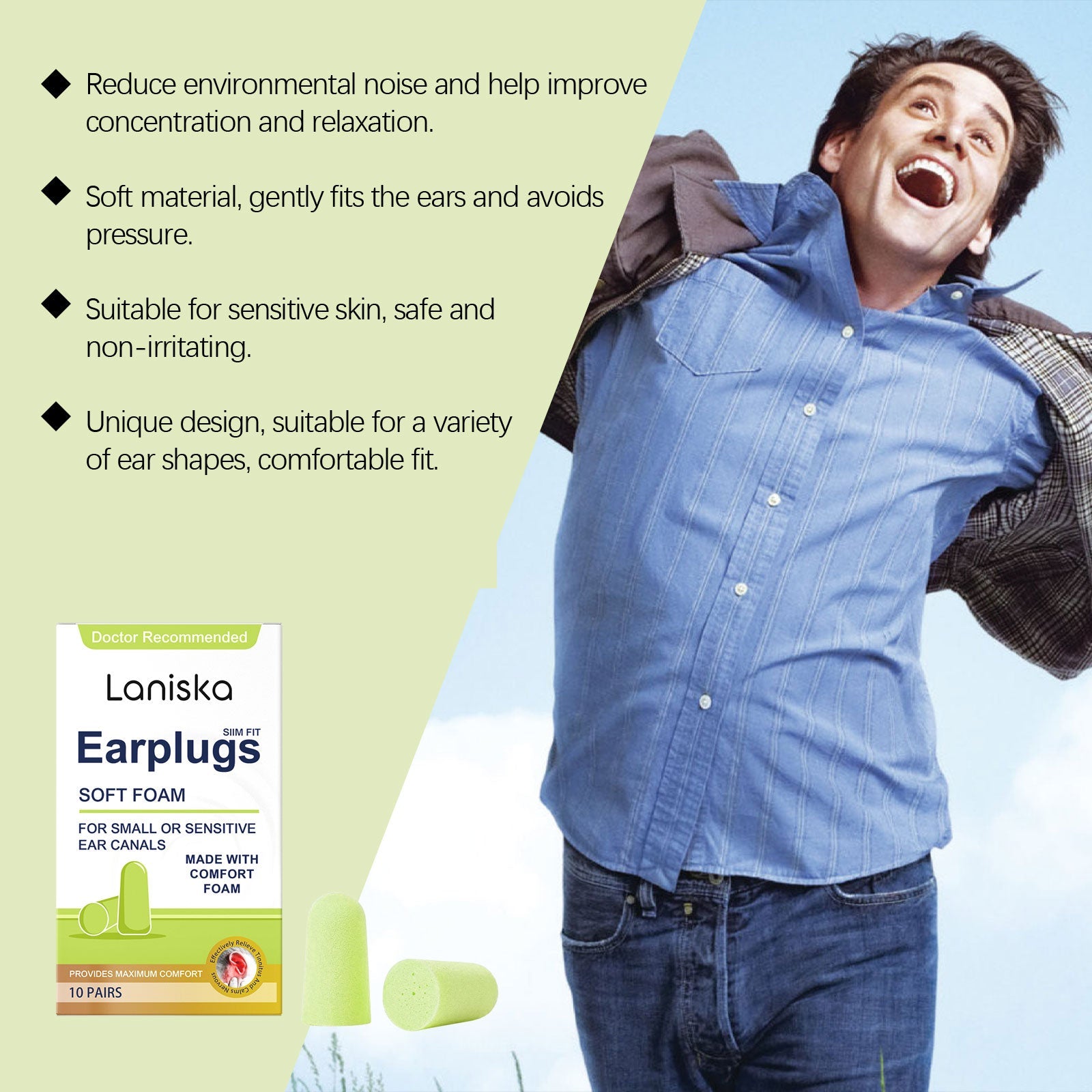Ear Care Reduces Noise And Improves Ear Comfort Care Nourishes Ear Care - Korvel