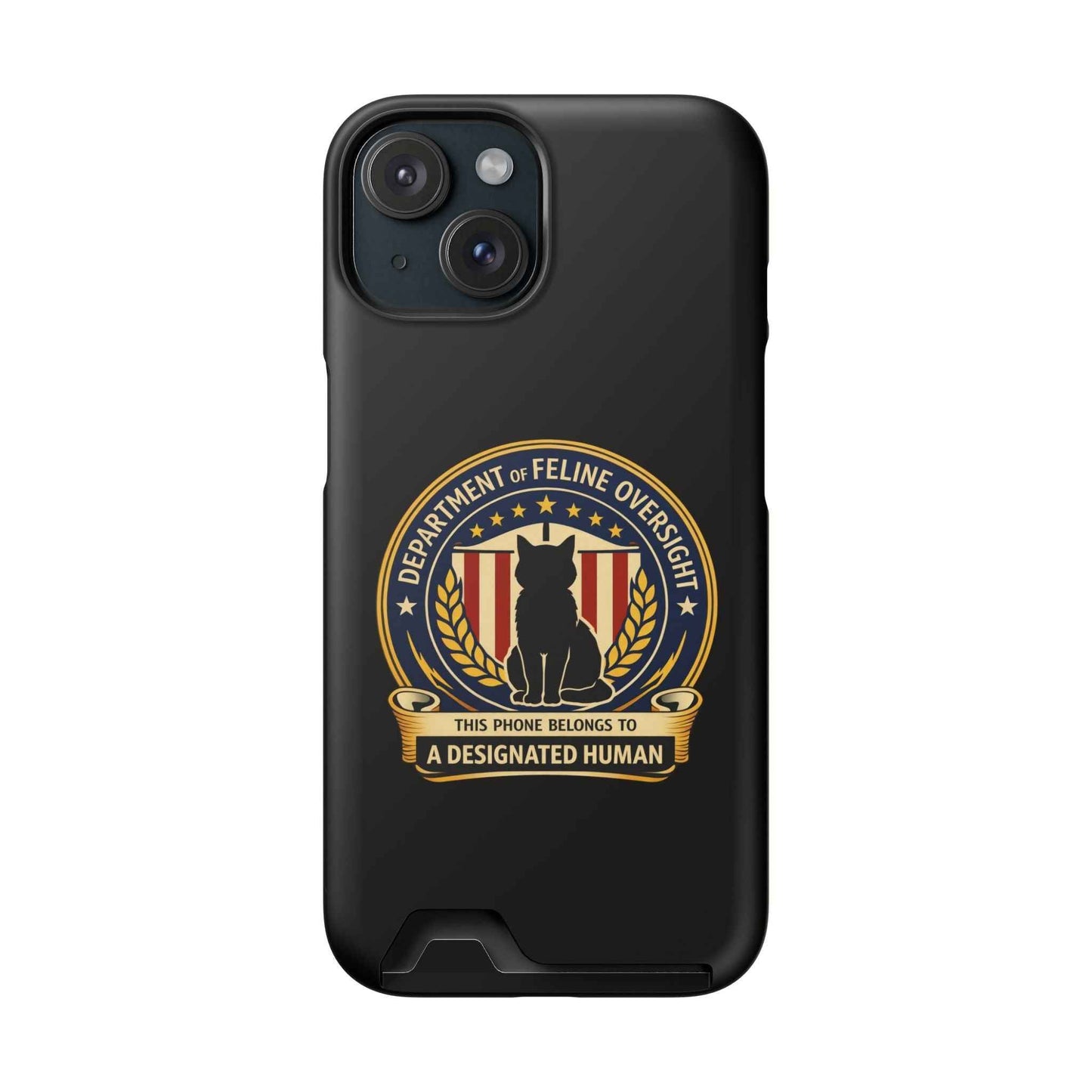 Department of Feline Oversight MagSafe iPhone Case - Designated Human Edition