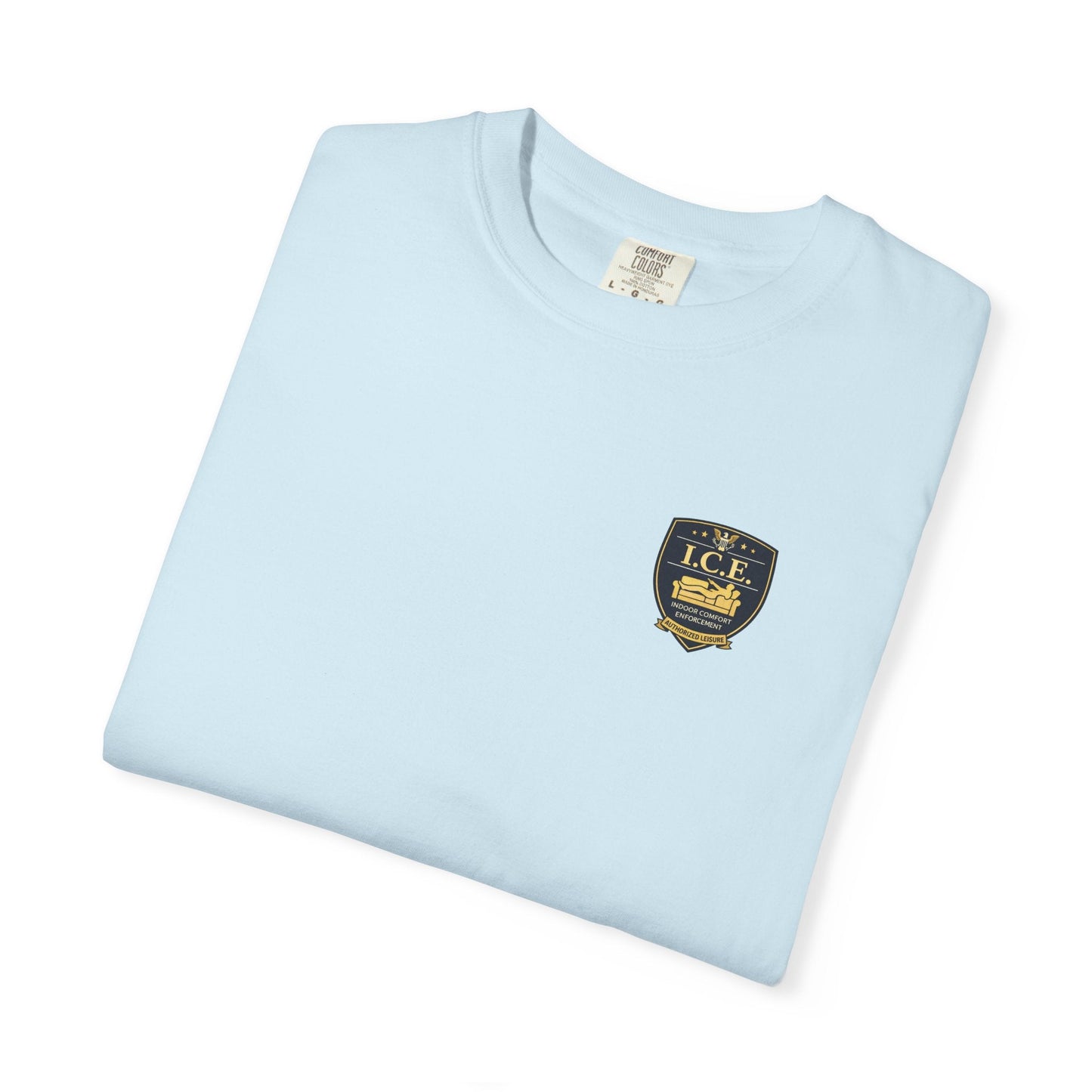 I.C.E. Badge T-Shirt | Institute of Cozy Excellence Tee