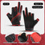 Outdoor sports autumn and winter anti slip breathable dew three finger wear-resistant and anti cutting lure fishing gloves - Korvel
