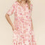 Robe en tricot à imprimé paisley évasée
