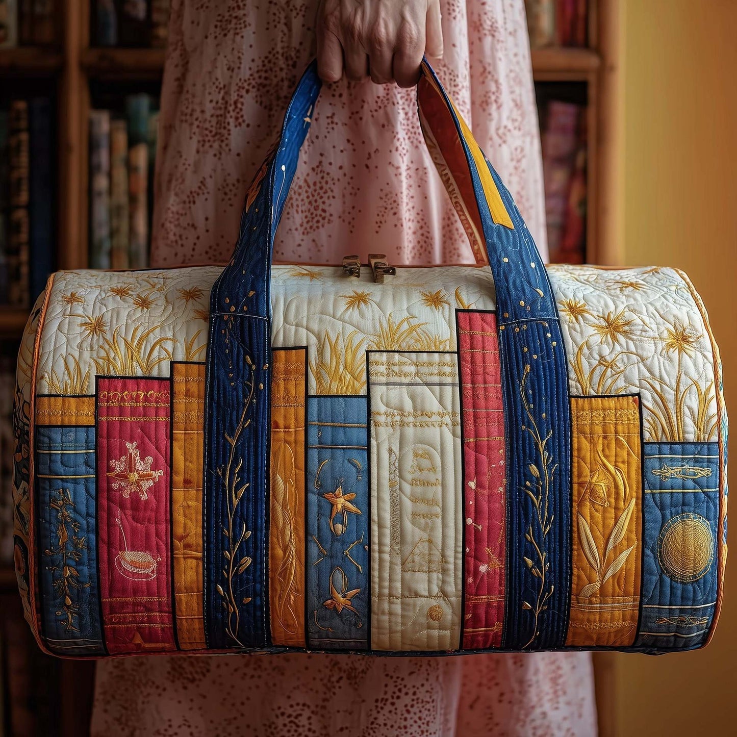 Bookwind Series Handheld Quilted Travel Bag - Multi-Functional
