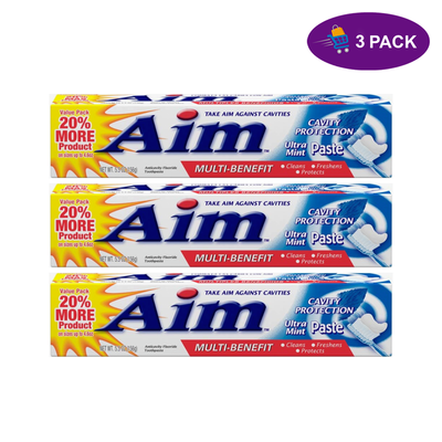 Aim Cavity Protection Fluoride Toothpaste - Ultra Mint 55 OZ