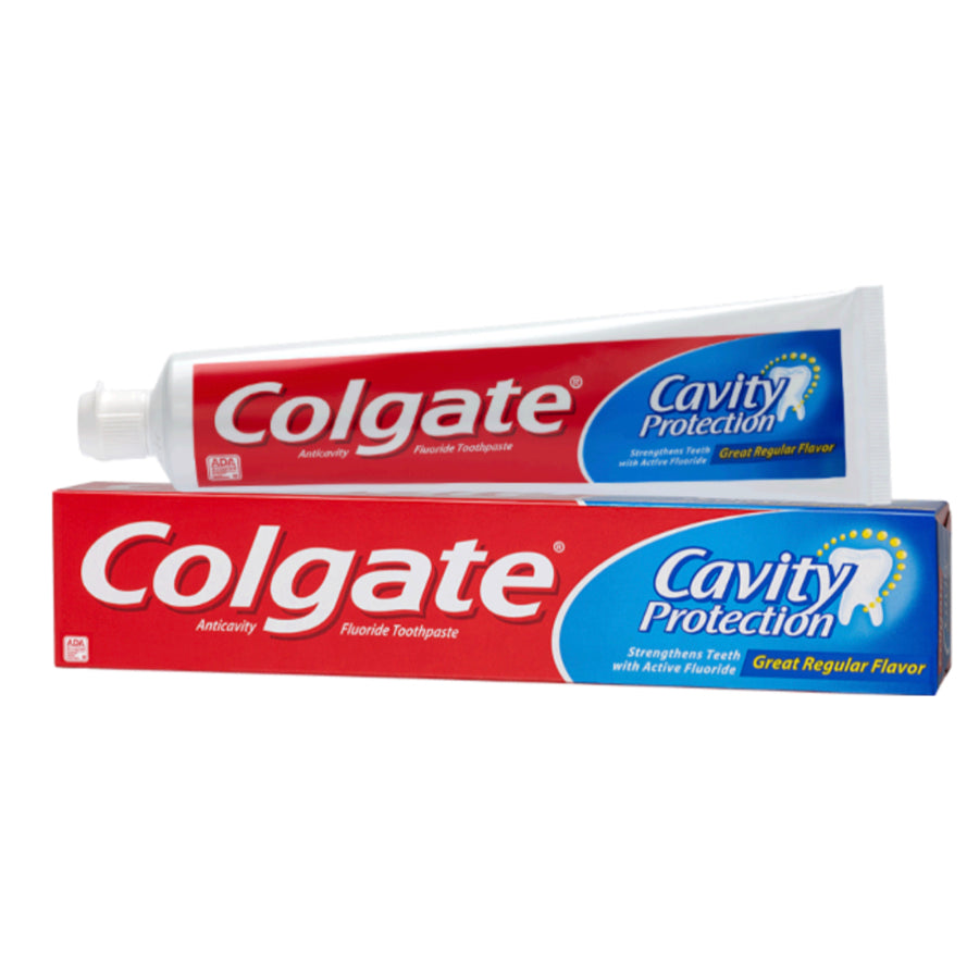 Dentifrice fluoré Colgate Protection contre les caries - Saveur régulière