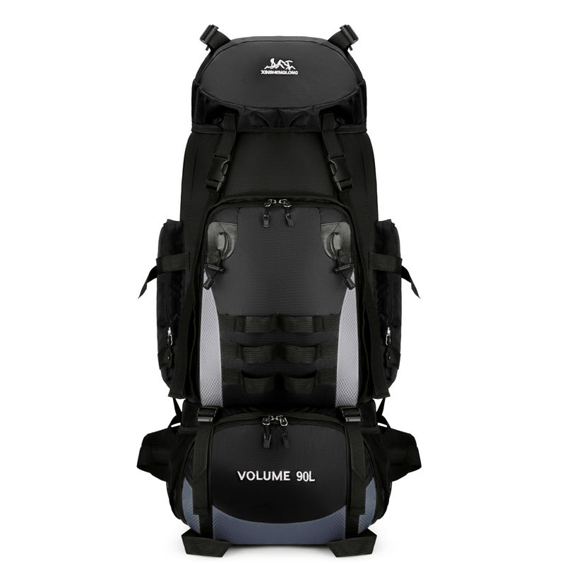 90L Large Capacity Outdoor Travel Backpack For Men, Waterproof And Durable Hiking Bag, Cotton Quilt, Luggage, Work Backpack - Korvel
