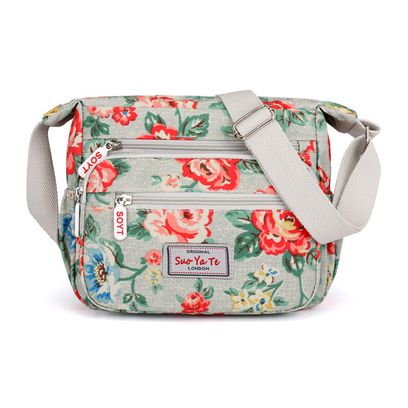 Sac bandoulière imprimé léger pour le voyage et un usage quotidien
