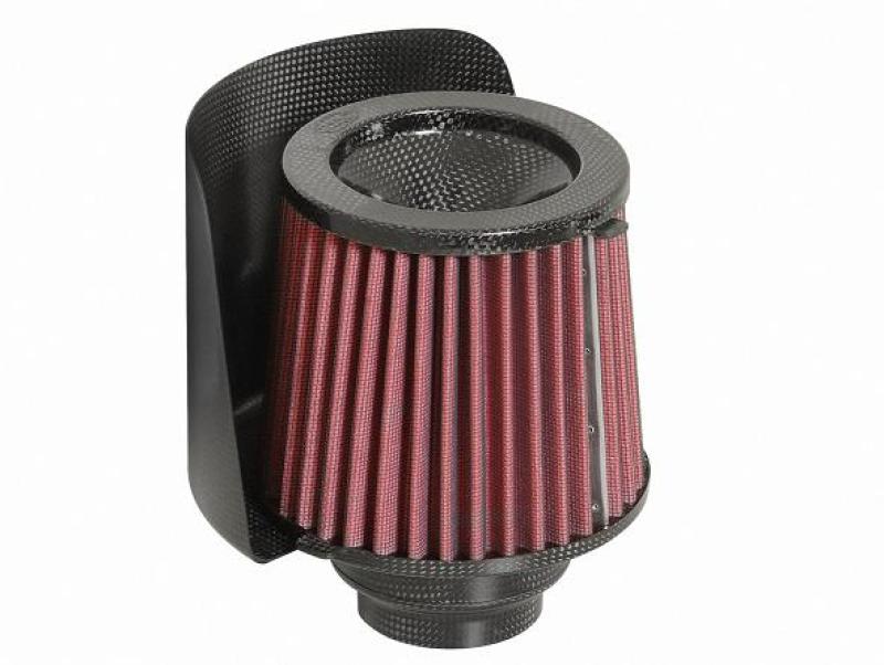 BMC 90mm High-Performance Carbon Racing Air Filter with Protective Shield - Korvel