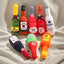 Realistic Plush Wine Bottle Dog Toy - Chew-Resistant & Entertaining