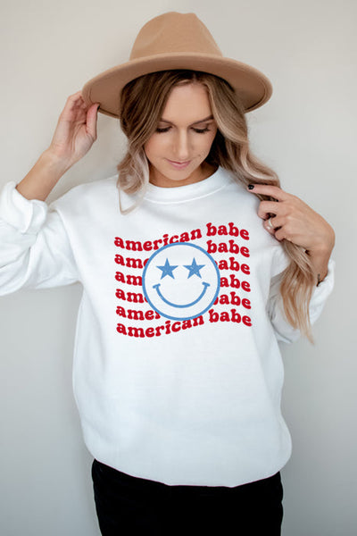American Babe Unisex Cozy Sweatshirt