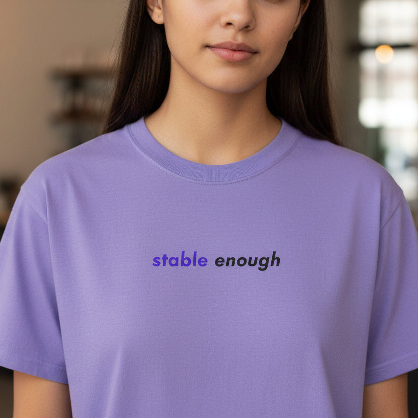 Camiseta de Conciencia sobre la Epilepsia Stable Enough
