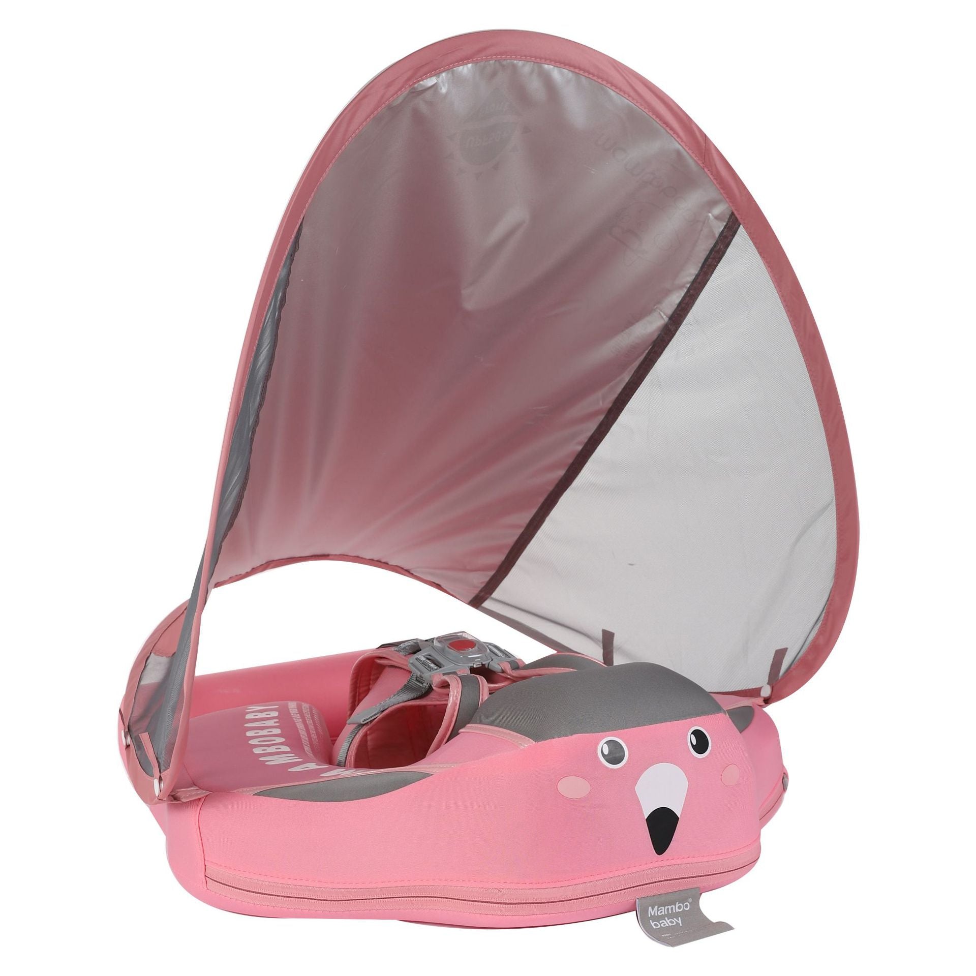 Infants and young children with inflatable seat rings and sunshades beginner's swimming circle home swimming pool - Korvel