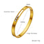 European and American titanium steel buckle women's bracelet INS style fashionable versatile bracelet - Korvel
