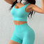 Scoop Neck Wide Strap Tank and Shorts Active Set - Korvel