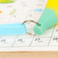 Simple Banana Green Onion Student Pencil Bag Super Cute Silicone Large Capacity Female Pencil Case Purse - Korvel