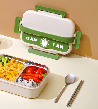 Boîte à lunch portable en acier inoxydable 304 de qualité supérieure