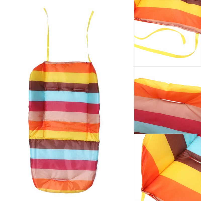baby stroller Thick Colorful Baby Infant floor mat Breathable Stroller Padding Liner Car Seat Pushchair Pram Cushion Cotton Mat - Korvel