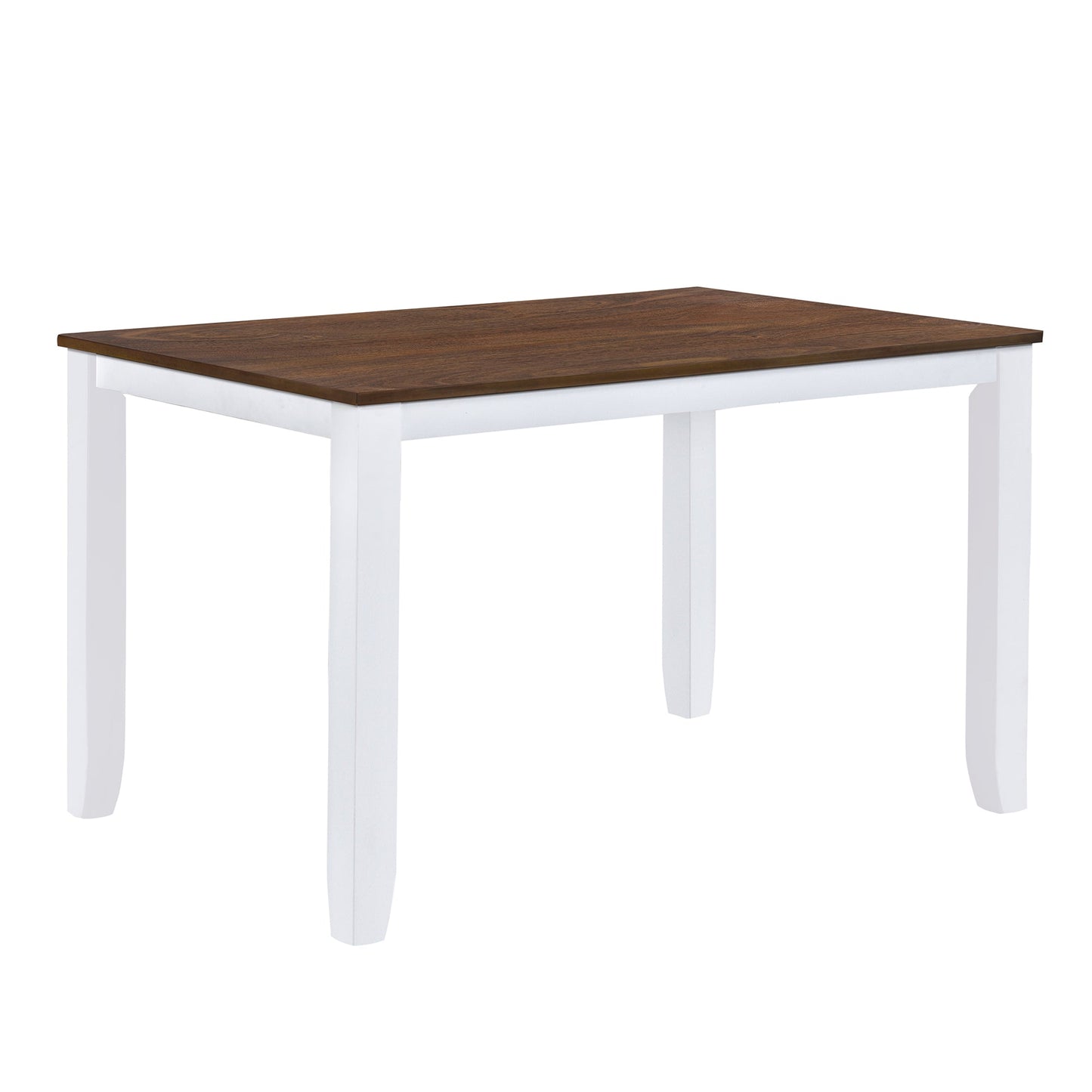 Ensemble de salle à manger rustique minimaliste en bois TOPMAX 5 pièces