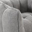 Soft Bean Bag Chair with High Resilient Foam(Chips)for living room and bedroom,Comfortable Square Lazy Sofa with Footstool - Korvel