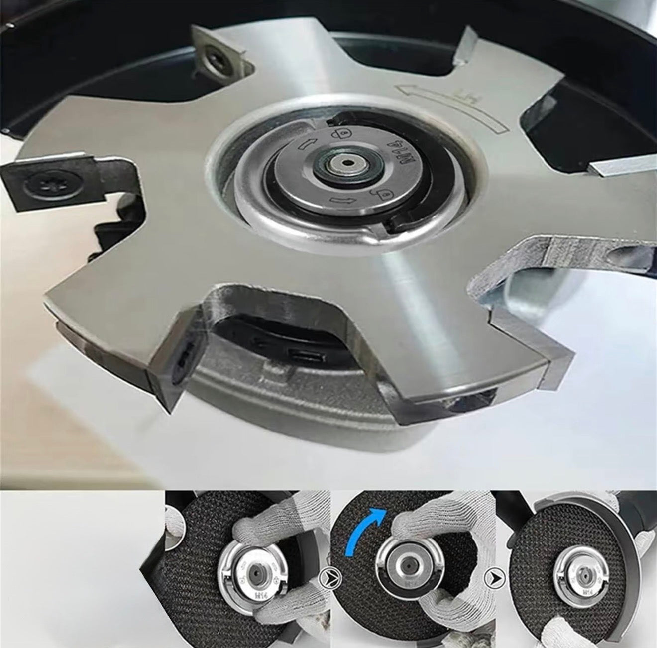 QuickLock Grinder Nut - Heavy-Duty Tool Accessory