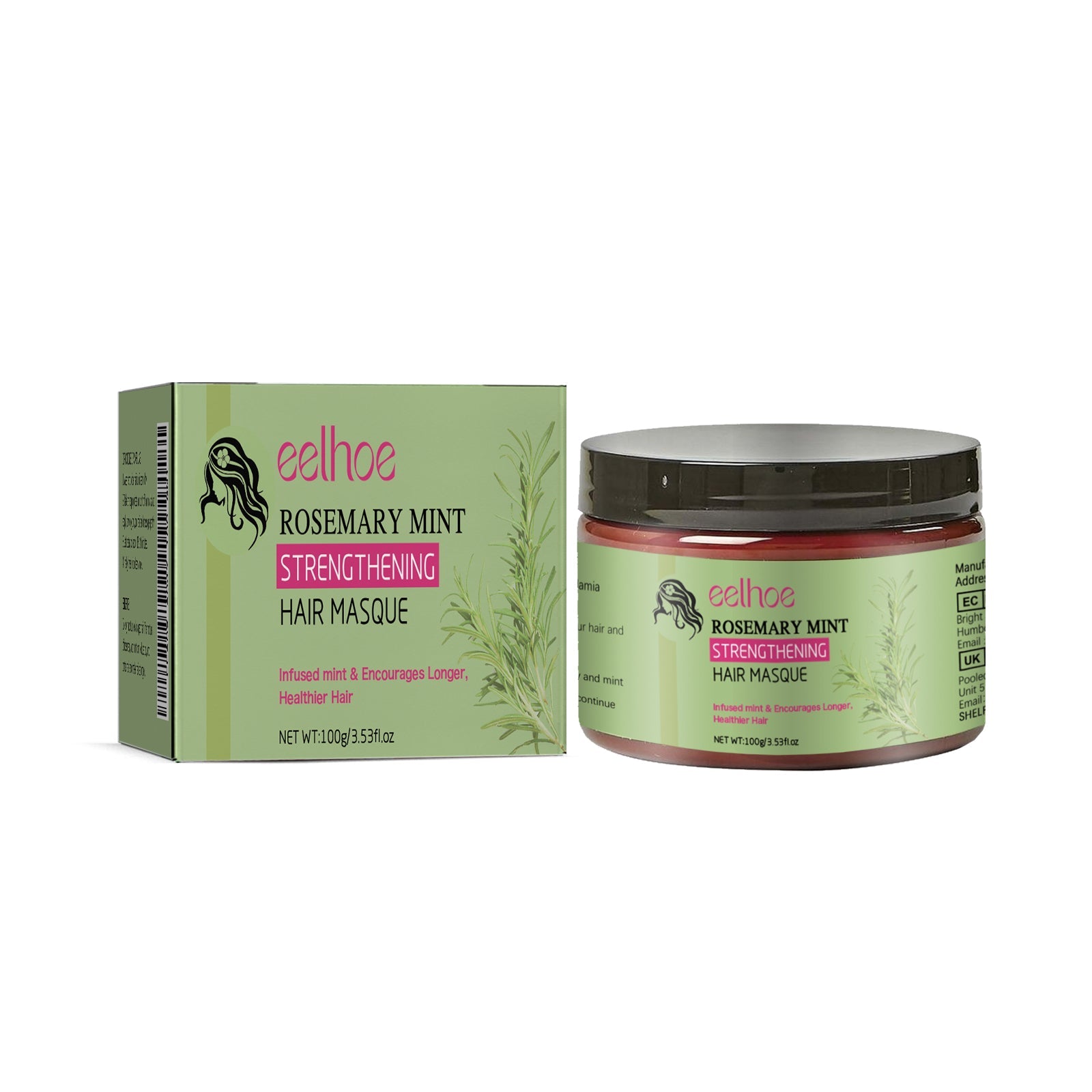 Rosemary Hair Mask Deeply Nourishes And Softens Hair, Repair Dry Hair And Fluff Hair Treatment Hair Mask - Korvel
