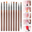 Ensemble de 9 pinceaux de nail art en gel UV premium pour des designs créatifs