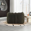 Soft Bean Bag Chair with High Resilient Foam(Chips)for living room and bedroom,Comfortable Square Lazy Sofa with Footstool - Korvel